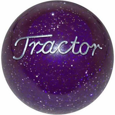 Purple Glitter Tractor Brake Knob