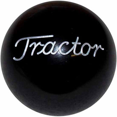 Solid Black Tractor Brake Knob