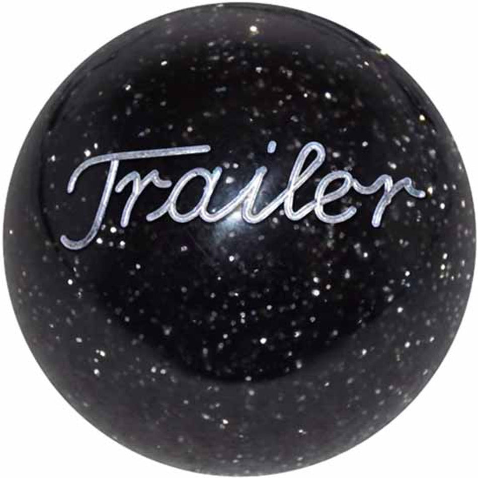 Black Glitter Trailer Brake Knob