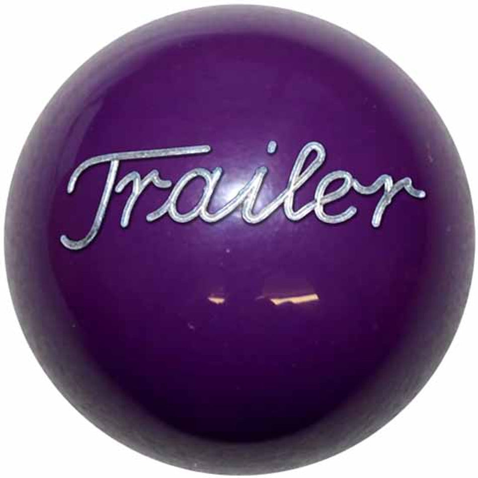 Solid Purple Trailer Brake Knob
