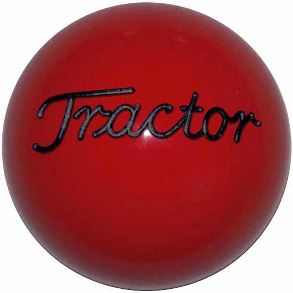 Solid Red Tractor Brake Knob