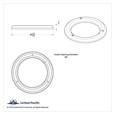 4" Light Bezel without Visor