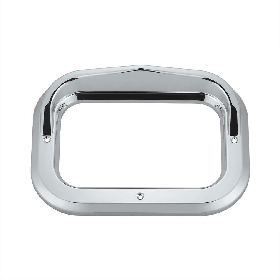 Rectangular Light Bezel With Visor