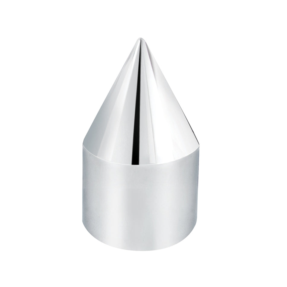 5/8" X 2" Chrome Plastic Spike Nut Cover - Push-On (10-pack)