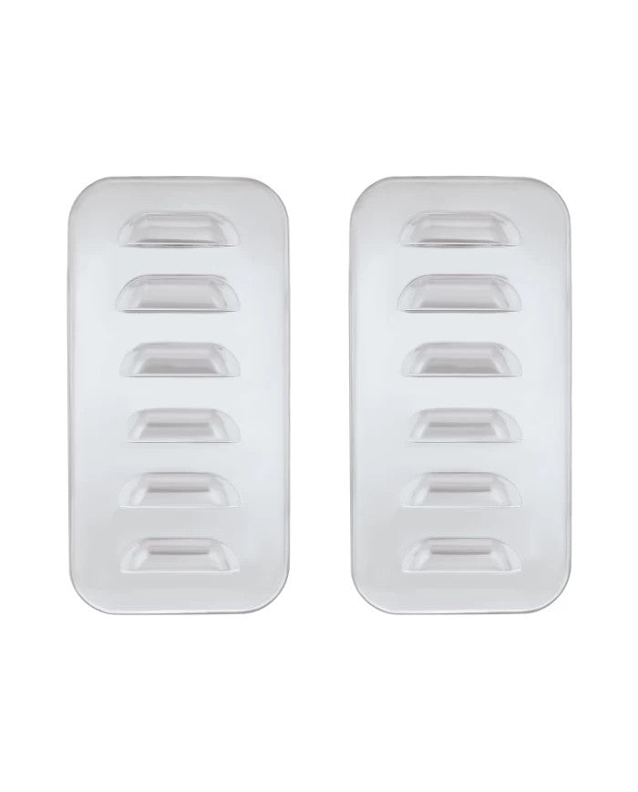 Stainless Freightliner Vent Door Cover - Louvered
