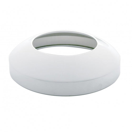 8" Stainless Rear Hubcap With Hubometer Cutout