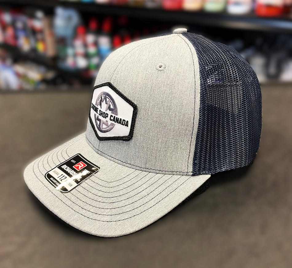 Trucker Snapback - Heather Grey / Navy