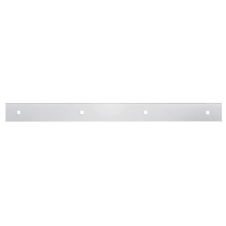 2" X 24" 304 Stainless Steel Top Mud Flap Plate - Bolt Thru