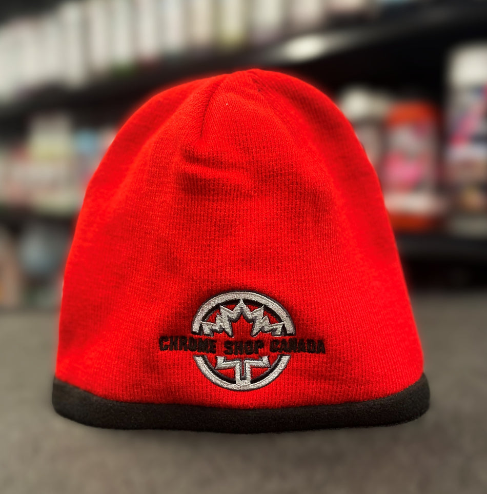 Chrome Shop Canada Red / Black Beanie