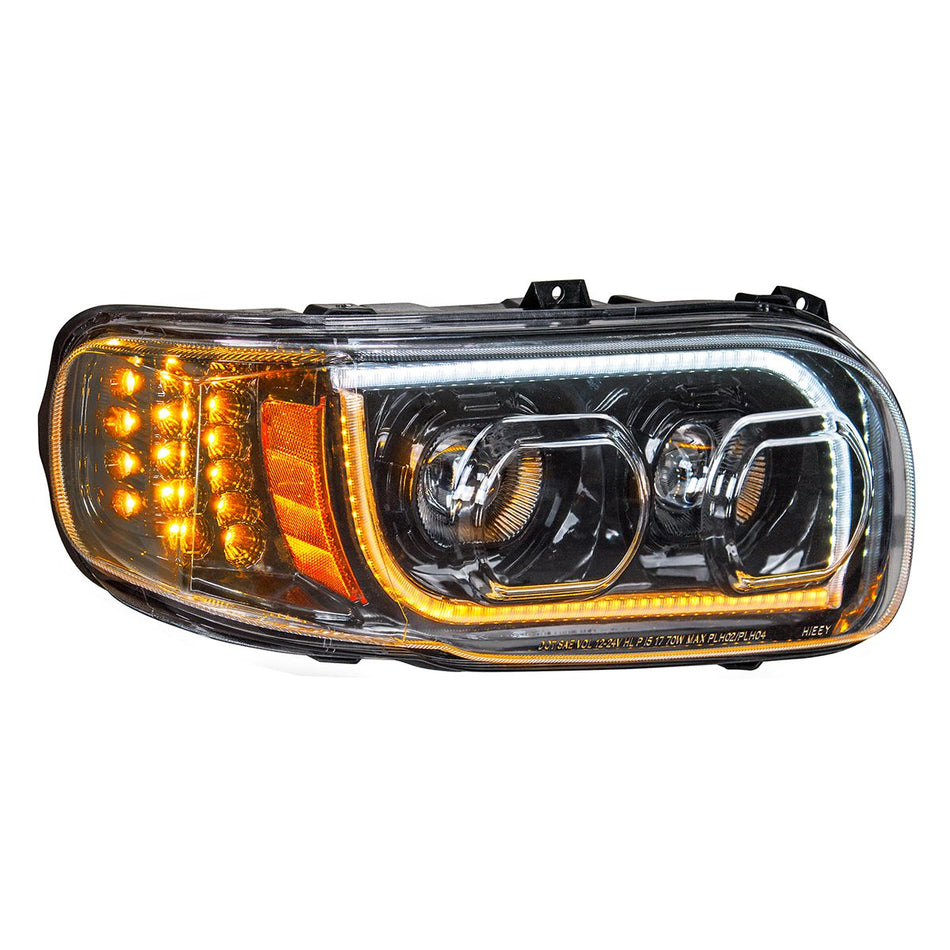 High Power LED "Blackout" Headlight For 2008-2024 Peterbilt 389- Passenger