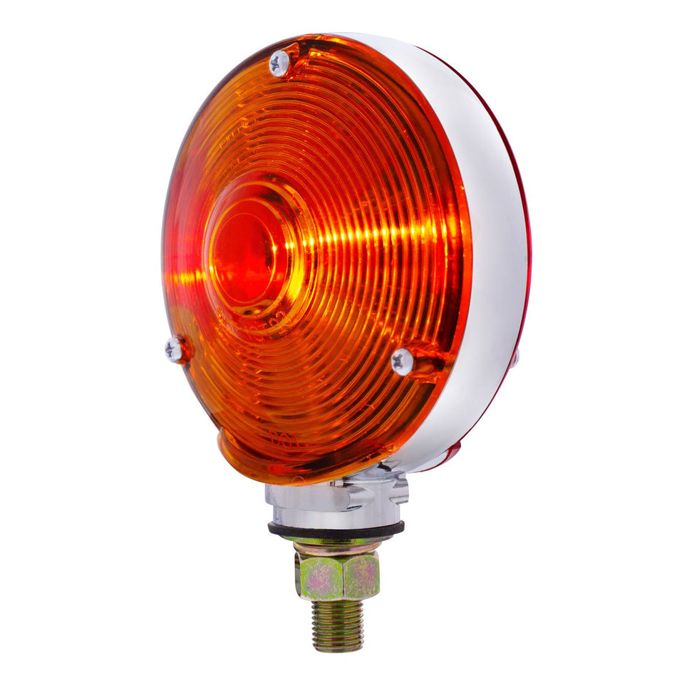 Double Face Turn Signal Light With 1156 Bulb - Amber & Red Lens