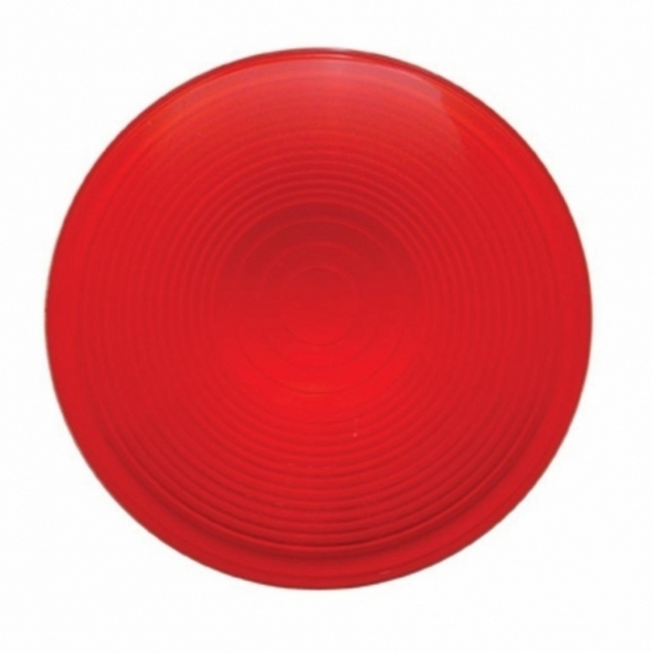 4" Deep Dish Light Lens - Red