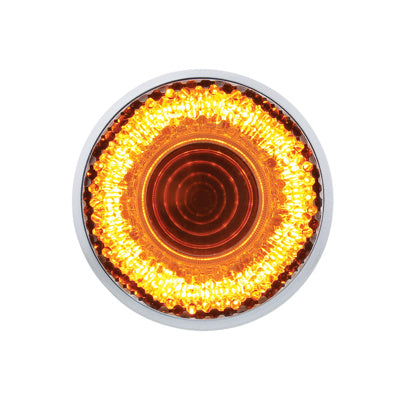 2" Round Mirage Light - Amber LED/ Clear Lens