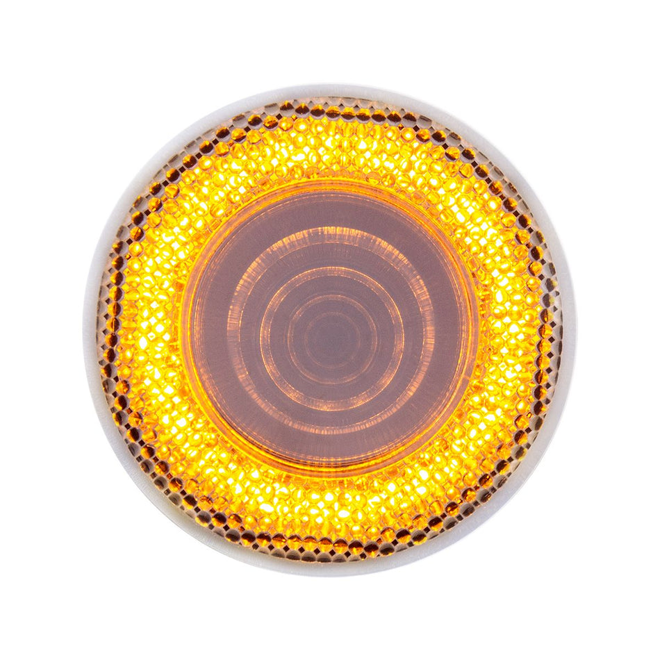 2-1/2" Round Mirage Light - Amber LED / Clear Lens