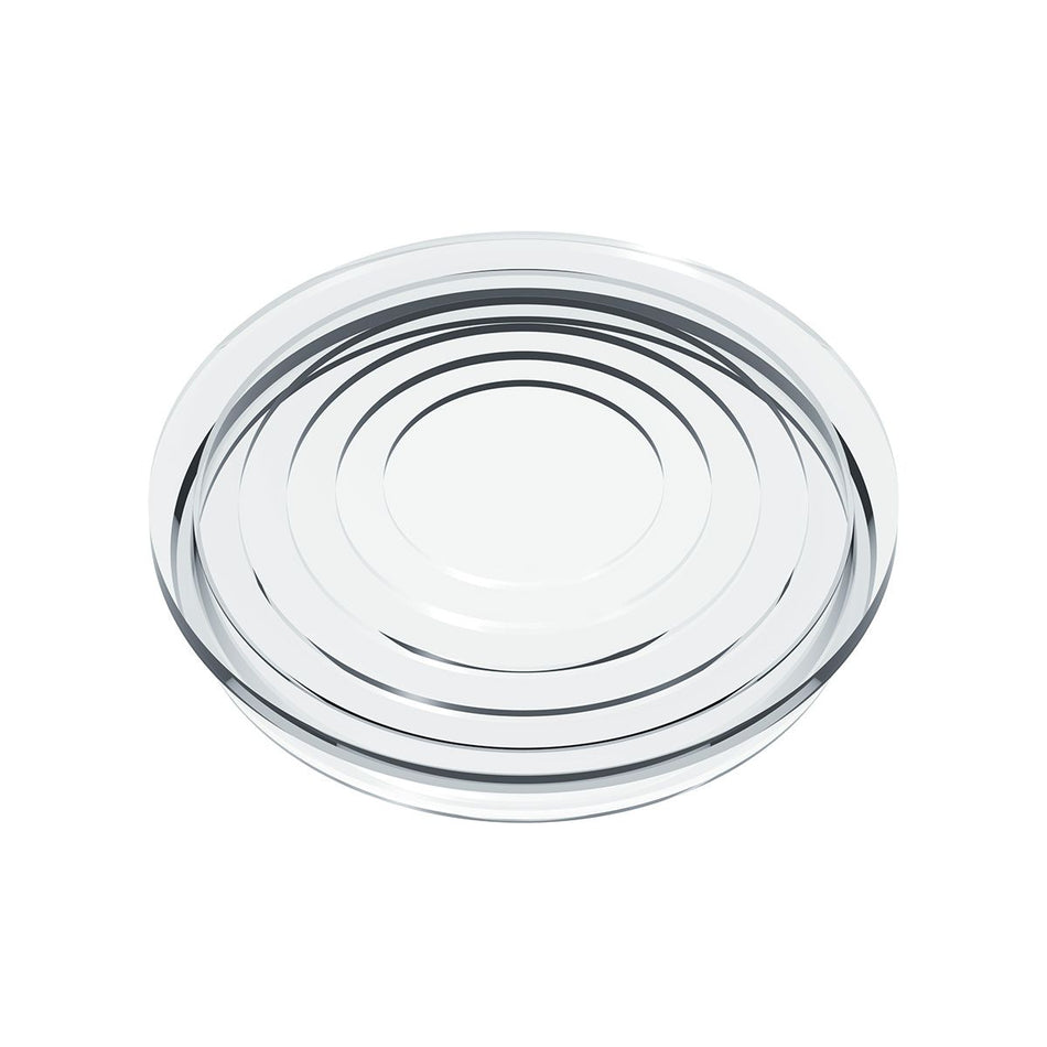 Round Map Light Lens For 2006+ Peterbilt - Clear