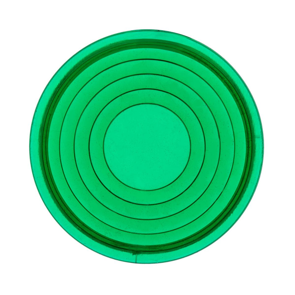 Round Map Light Lens For 2006+ Peterbilt - Green