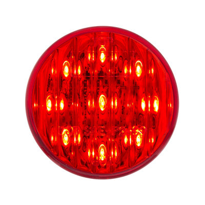 2" Round Red LED