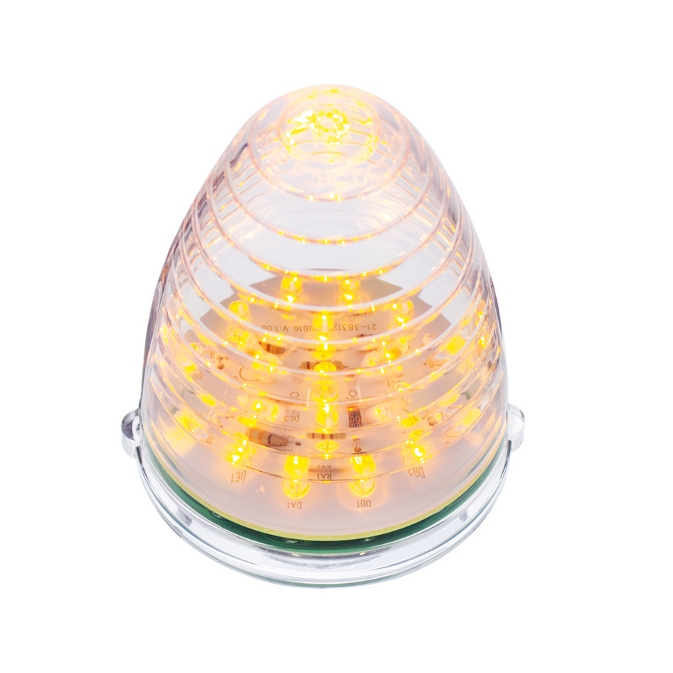 Beehive Grakon 1000 Cab Light - Amber LED/Clear Lens