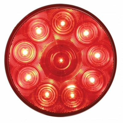 4" Red Stop, Turn & Tail Light - 10 LED