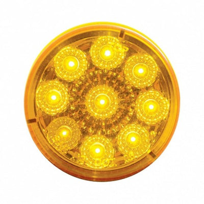 2" Round Amber Reflector LED