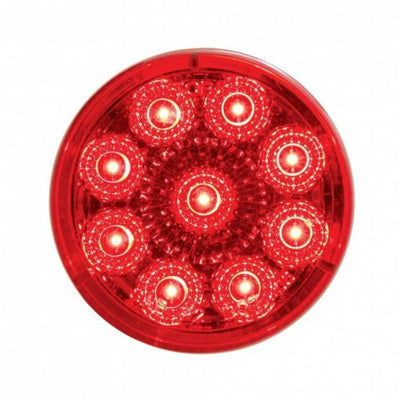 2" Round Red Reflector LED