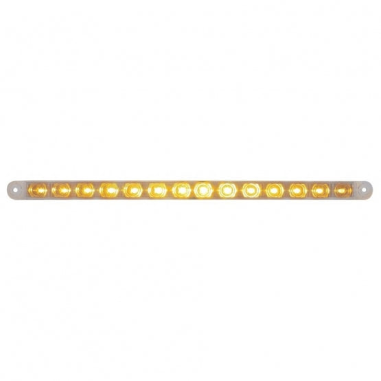 12" Turn Signal Light Bar - Amber LED/Clear Lens
