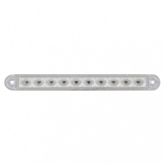 6-1/2" Light Bar Only (Stop, Turn & Tail) - Red LED/Clear Lens