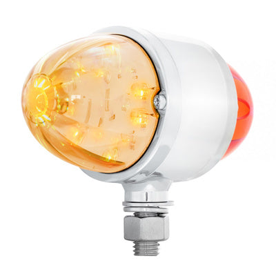 Clear Amber / Red LED Dual Function Pedestal Light