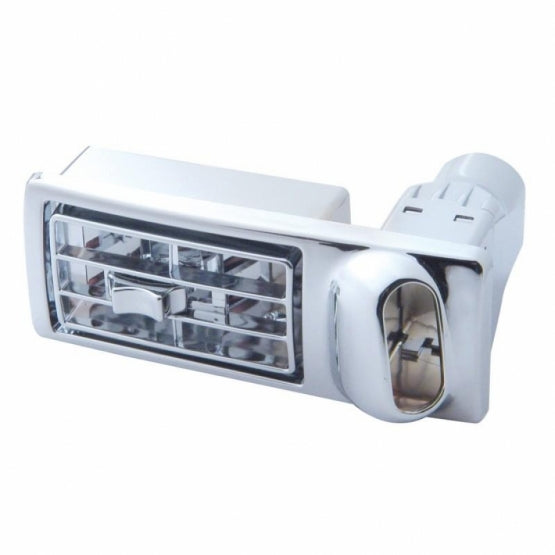 Chrome Plastic A/C Vent For 2002-2005 Kenworth W900/T800/T600- Passenger Side