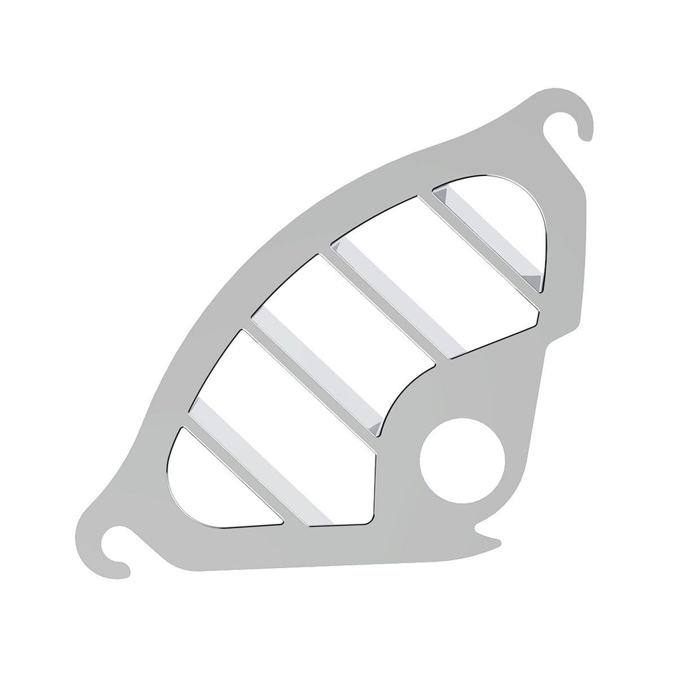 Chrome Plastic A/C Dash Corner Vent For 2006+ Peterbilt - Driver