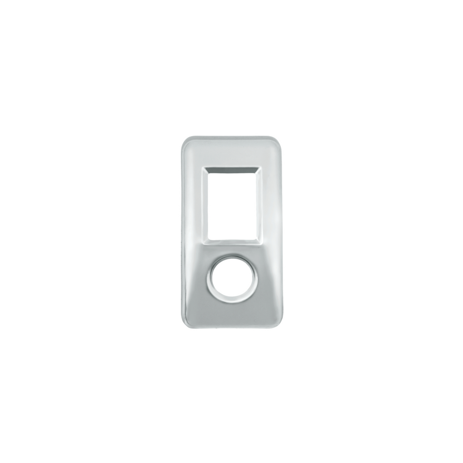 Chrome Plastic Dash Dimmer Switch Trim For 2006+ Kenworth