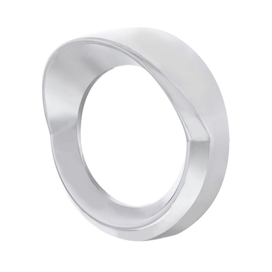 Chrome Small Gauge Bezel With Visor For Freightliner Cascadia