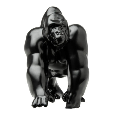Matte Black Gorilla King Hood Ornament