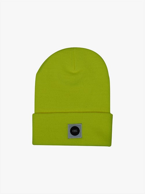 Big Strappers Neon Yellow Beanie