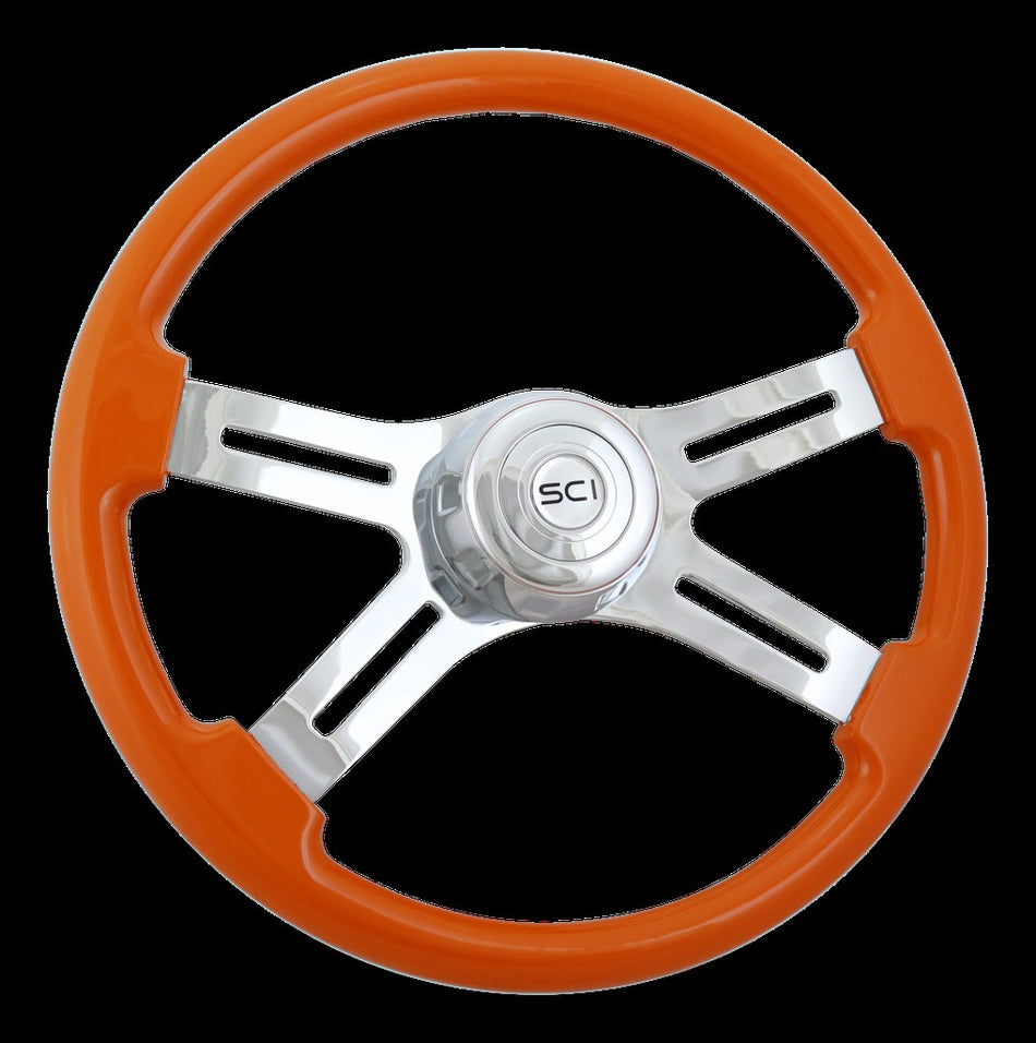SCI Classic Orange 18" Steering Wheel
