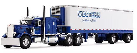 Peterbilt 351 & Vintage Reefer Trailer