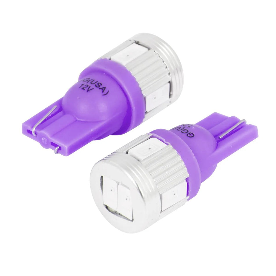 Purple 194/168 Tower Style 6 LED Bulb