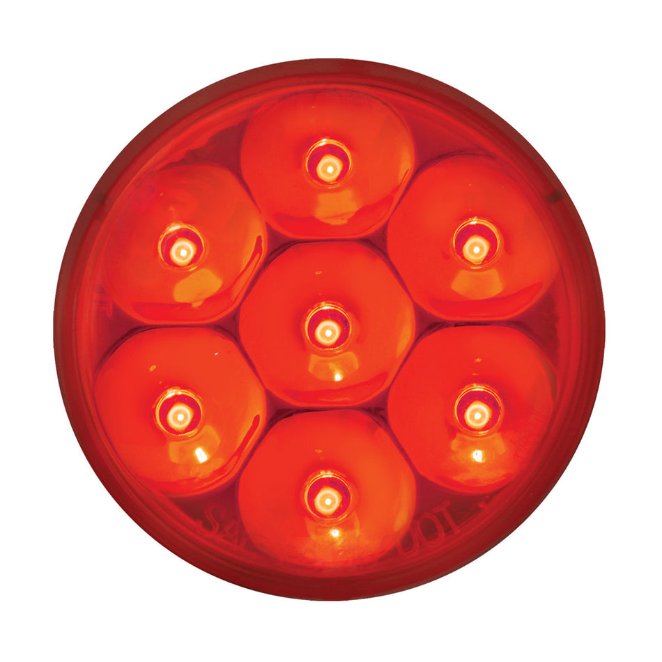 2" Rounds Low Profile Red LED Light