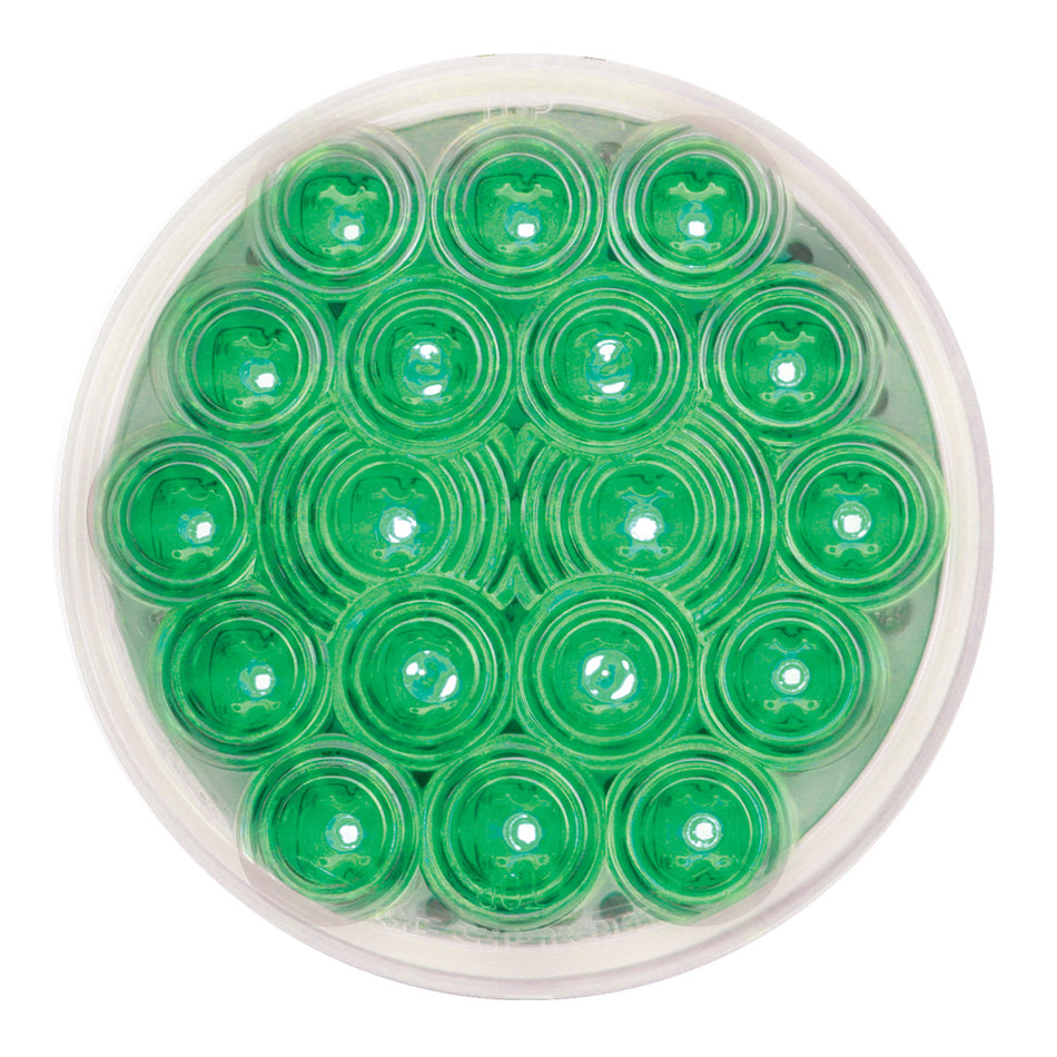4" Fleet Series Green LED / Clear Lens Light