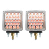 Double Stud / Double Face Pearl Clear LED Light - Pair