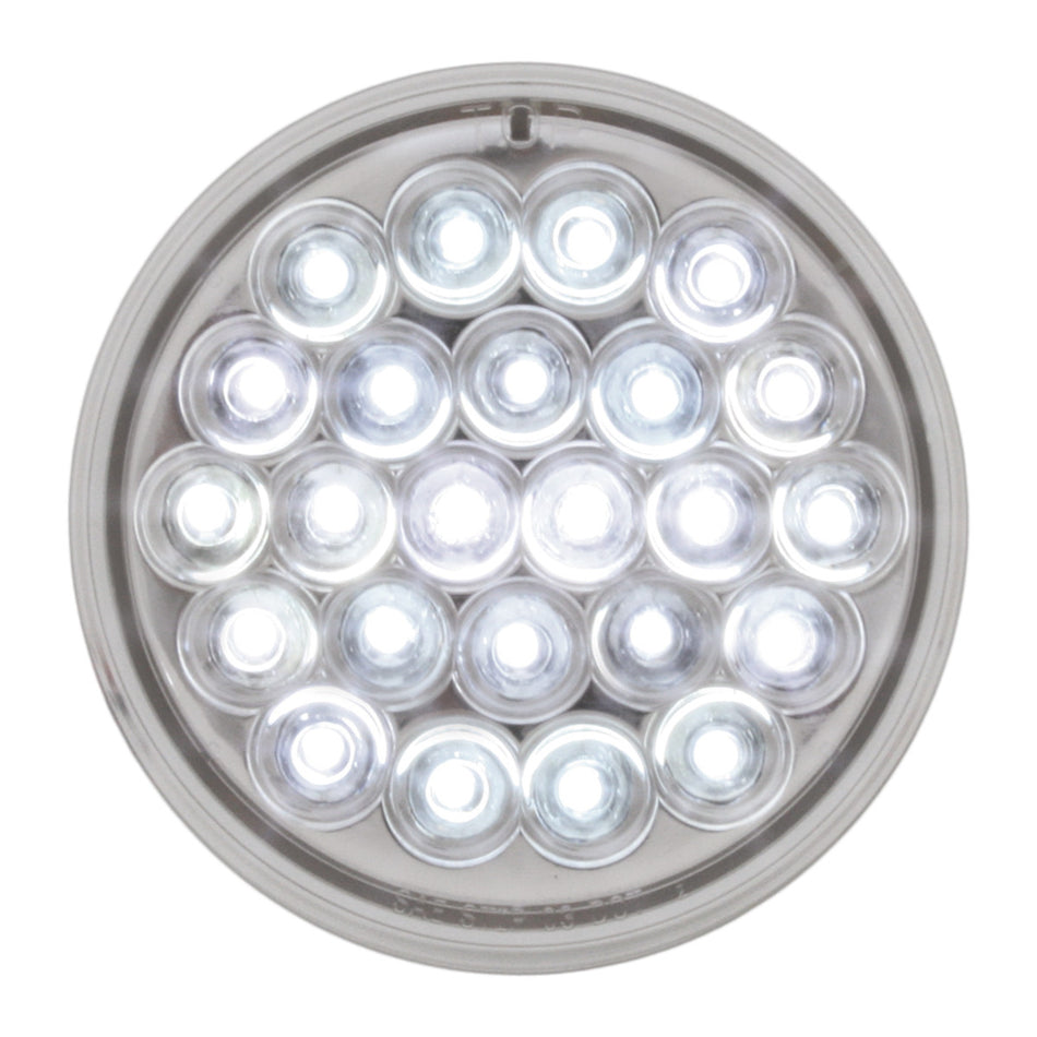 4" Round White Pearl Series LED Light