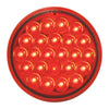4" Pearl Clear Red Stop, Turn & Tail Light