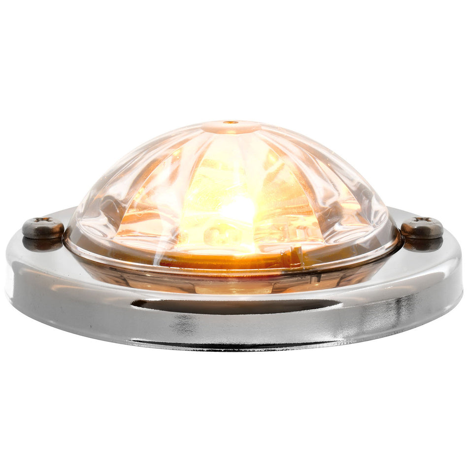 Clear Amber Mini Super Star Watermelon LED Light