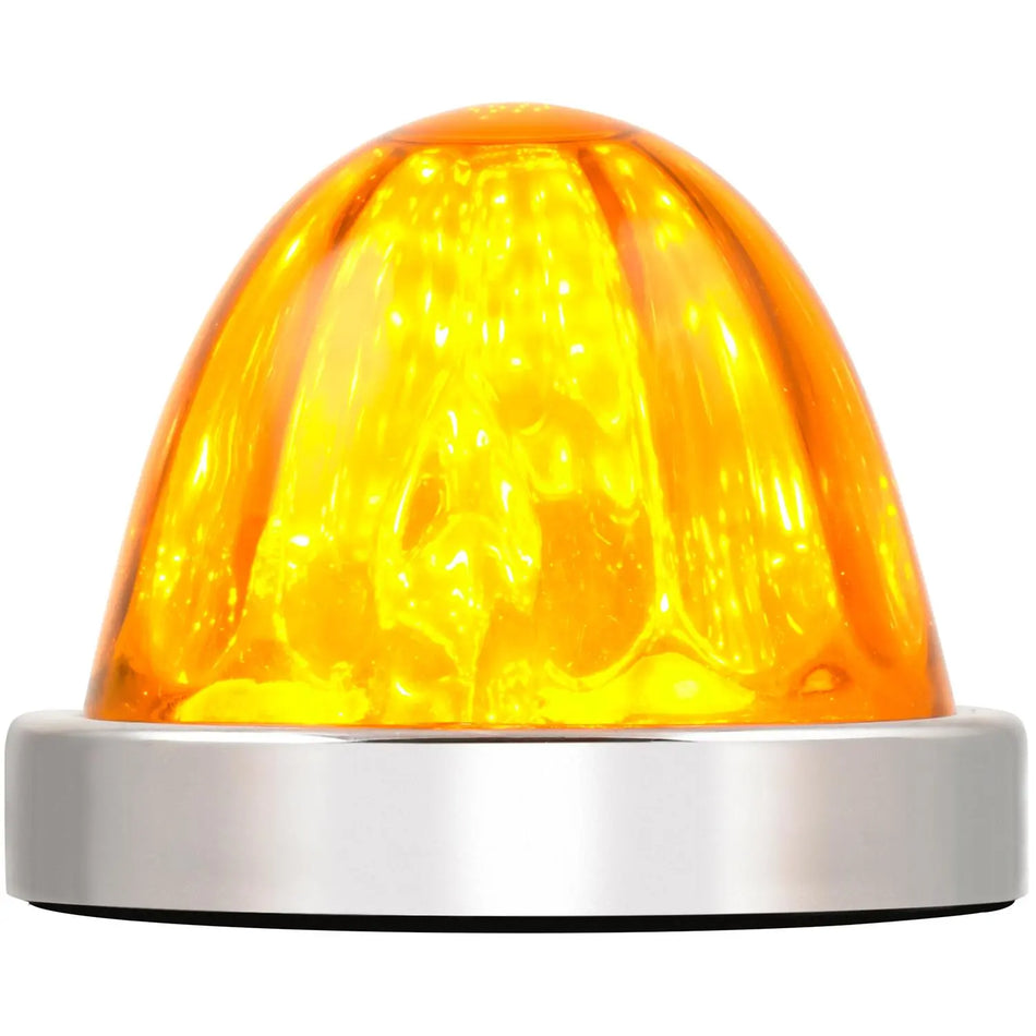 Classic Glass Lens Amber LED Watermelon