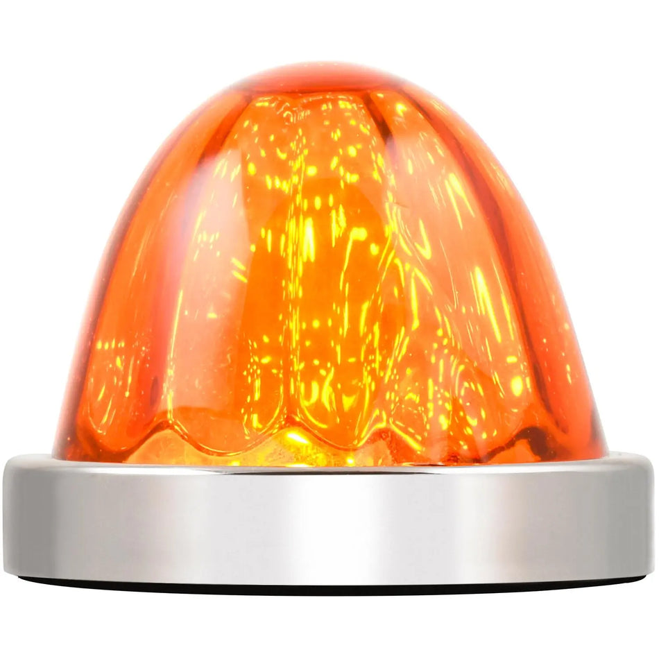 Classic Glass Lens Dark Amber LED Watermelon