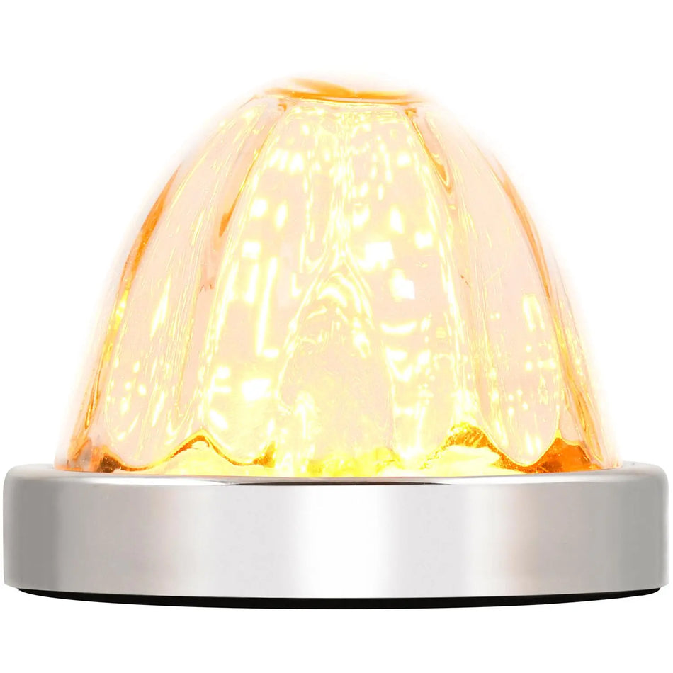 Classic Glass Lens Clear Amber LED Watermelon