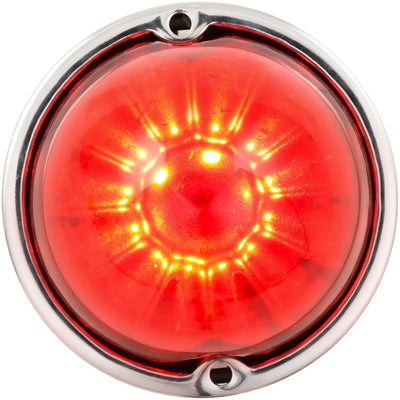 Classic Glass Lens Red LED Watermelon