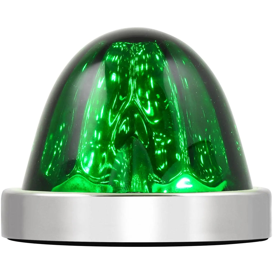 Classic Glass Lens Green LED Watermelon