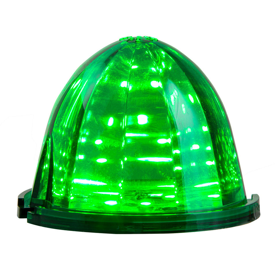 Classic Watermelon Surface Mount LED Light - Green LED