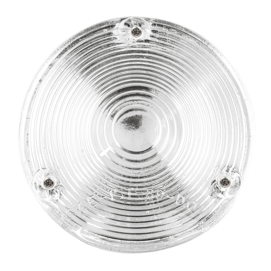 Classic Style Glass Lens for 4" Pedestal & Sleeper Lights - Clear Lens
